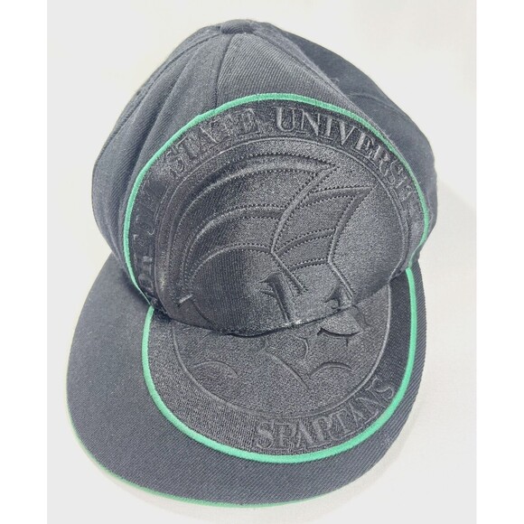 Michigan State Spartans Reebok Heisman Black Fitted Hat Size 7/12 - Picture 2 of 10